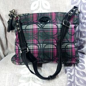 COACH SIGNATURE C PATTERN MONOGRAM SLOUCHY SHOULDER BAG